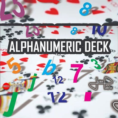 ALPHANUMERIC DECK BLUE by Juan Pablo - Trick